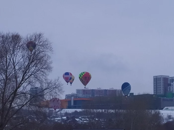 From the archive. Balls on the horizon - My, Balloon, Balloon