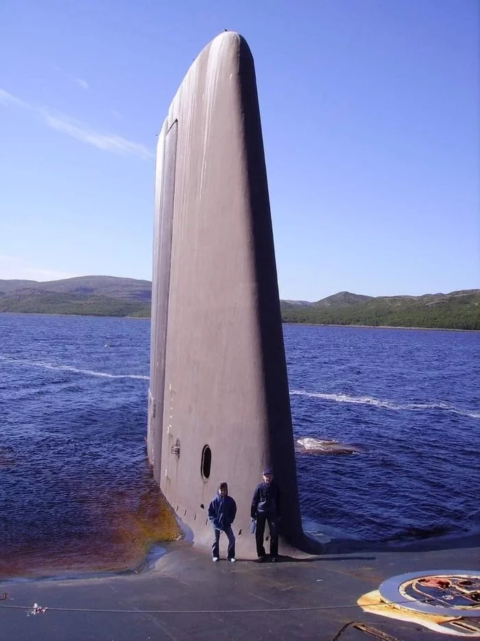 Typhoon class submarine - Submarine, Typhoon, Scale, The photo, Shark, Project 941