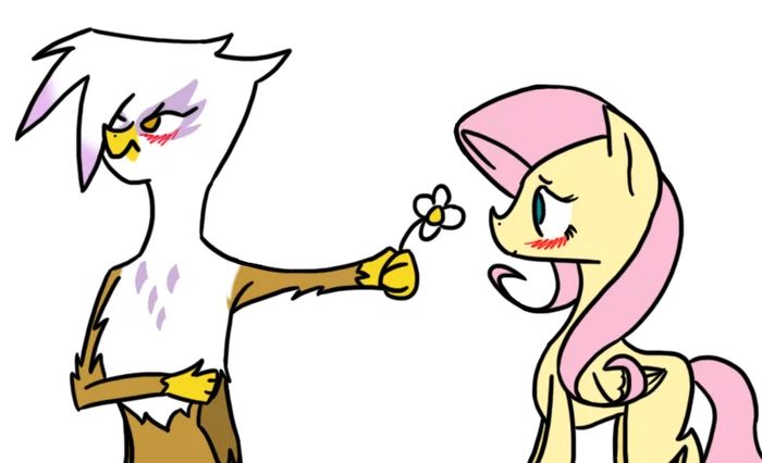 Подарок - My Little Pony, Gilda, Fluttershy, Шиппинг