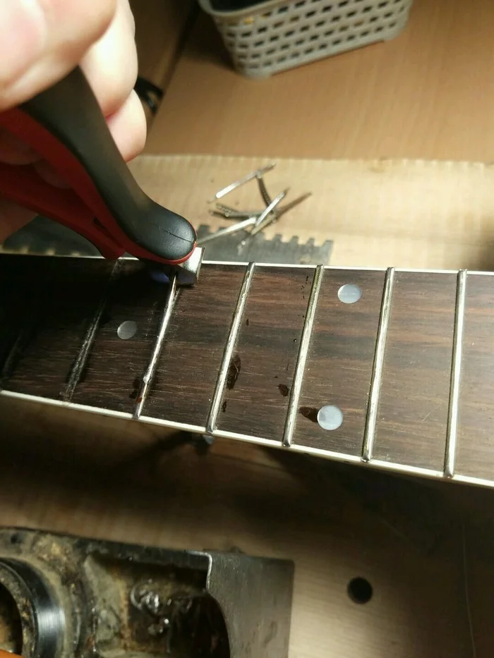 Budget repair of budget acoustics - My, Guitar repair, Epiphone, Guitar, Musical instruments, Video, Longpost