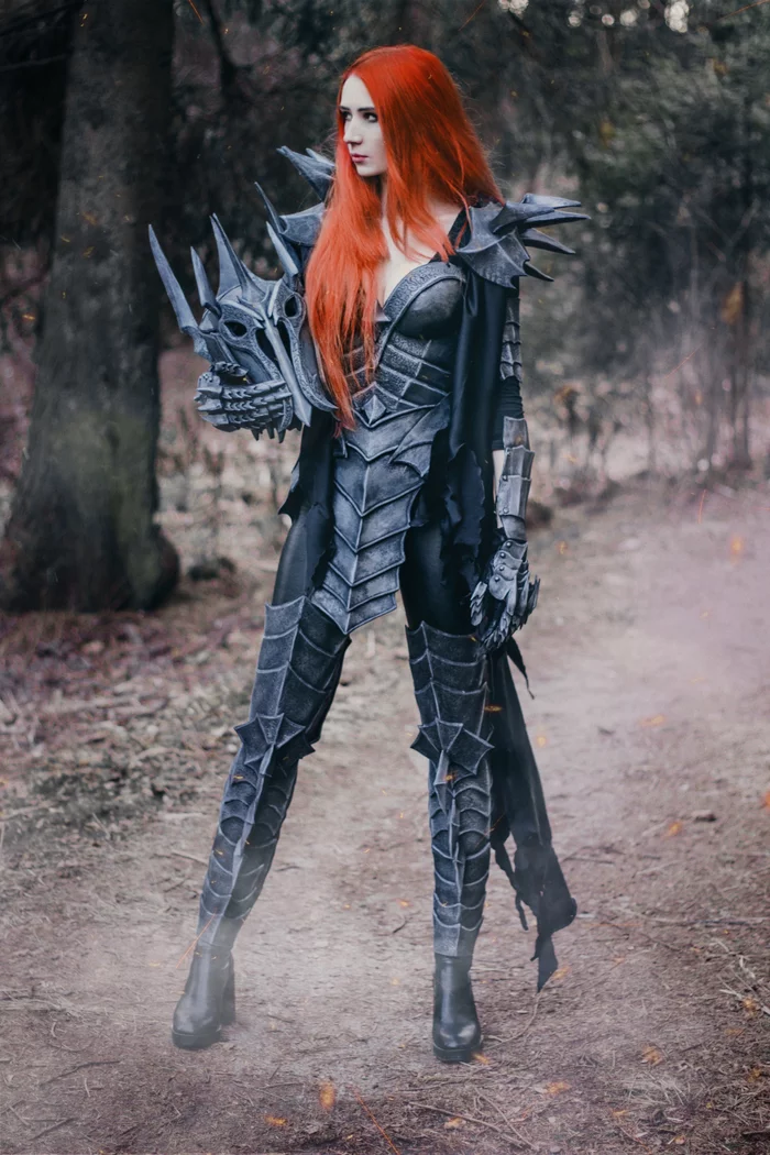 Female version of Sauron :3 - My, Sauron, Lord of the Rings, Cosplay, Craft, Longpost, Rule 63