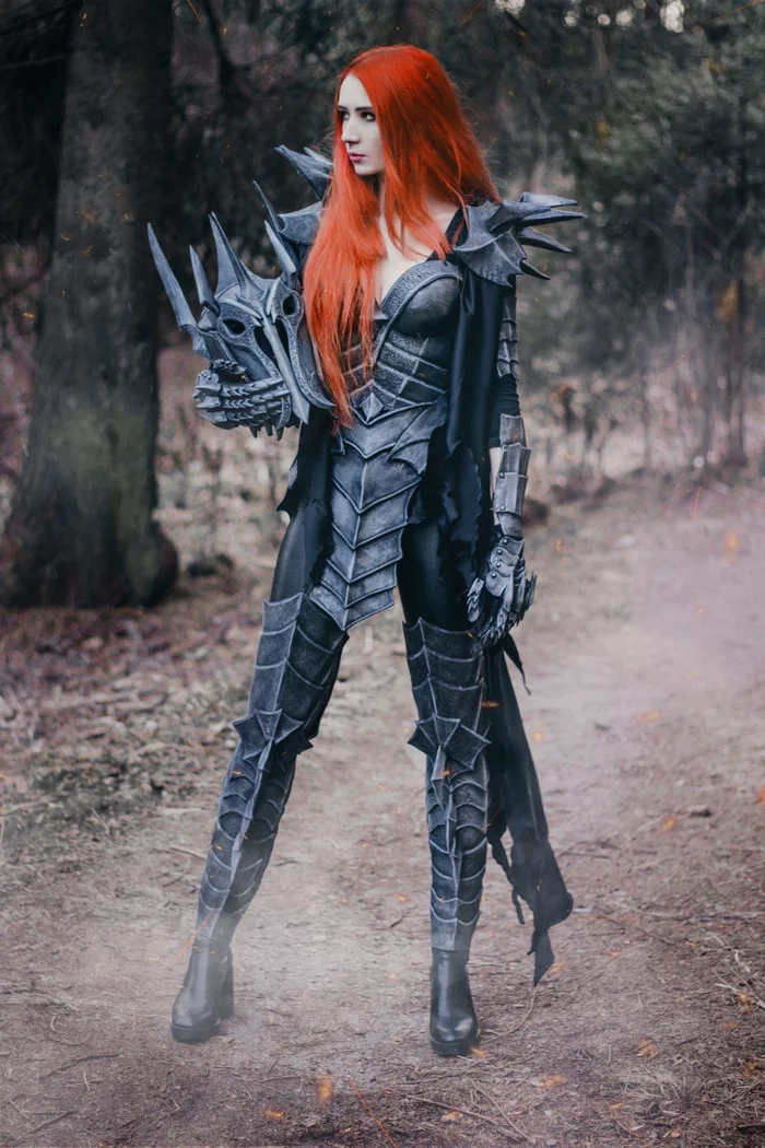 Female version of Sauron:Z - My, Sauron, Lord of the Rings, Cosplay, Craft, Longpost, Rule 63