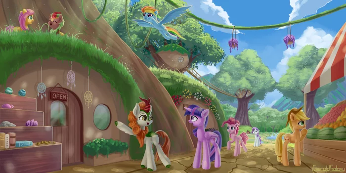 And here we have a Kirin shop - My little pony, Mane 6, Autumn blaze, MLP Kirin