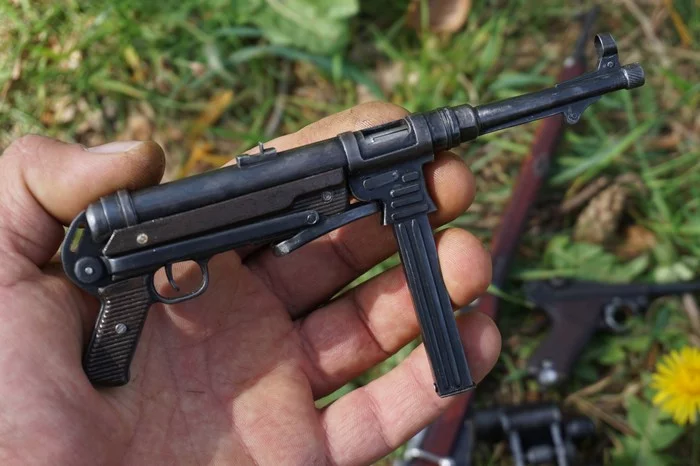 Miniature shooting MP-40 in 1:3 scale - My, Mp-40, Weapon, Story, Article, Video, Longpost