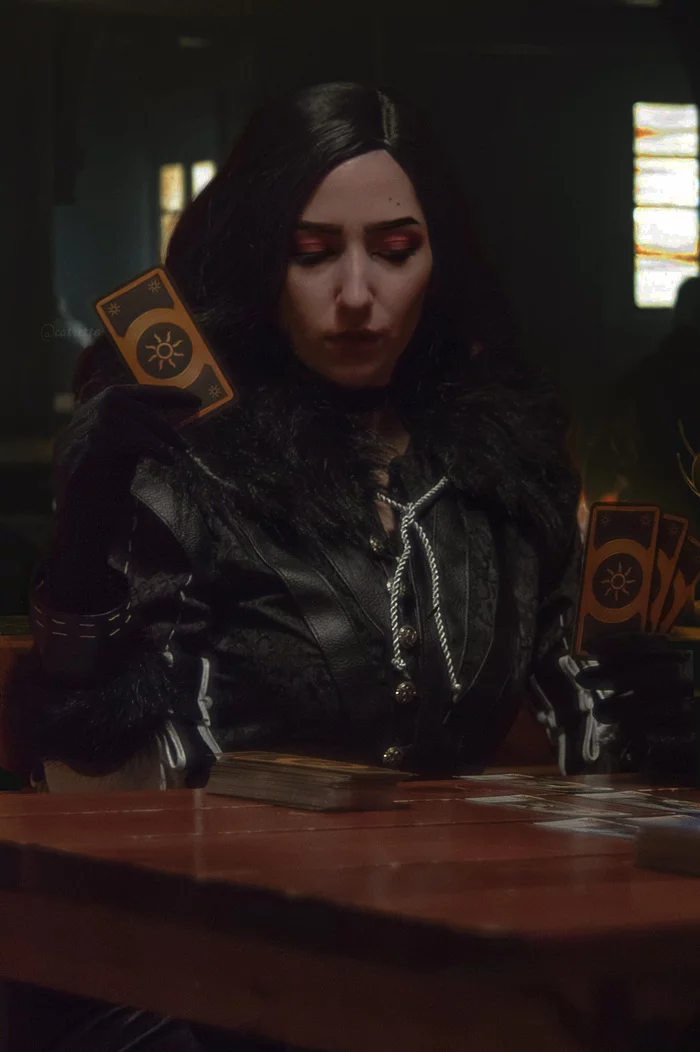 Shall we play gwent? - My, The photo, Beginning photographer, Photoshop master, Witcher, Yennefer, Cosplay, Retouch, Longpost