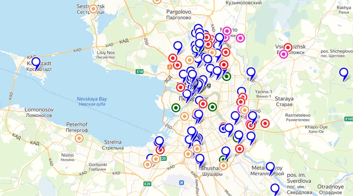 Addresses of St. Petersburg infected with coronavirus and suspected - My, Coronavirus, Pandemic, Viral