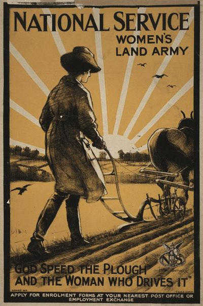 Strong rear - Poster, Women's work, Rear, The Second World War, Longpost