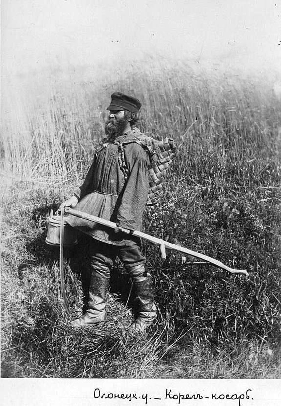 Русская деревня XIX века в фотографиях Михаила Круковского - Карелия, Старое фото, 19 век, Деревня, Длиннопост