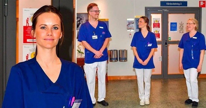 Шведская принцесса София начала работать медсестрой в больнице