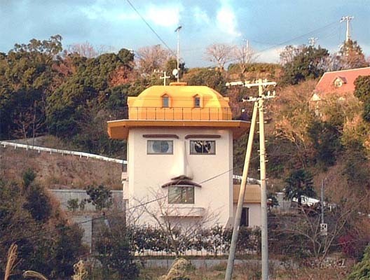 House :) - House, Face, Interesting, Hat, From the network, Pareidolia