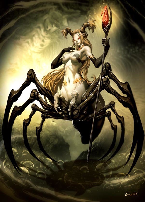 Lolth #15 - Паук, Мат, Длиннопост, Трипофобия