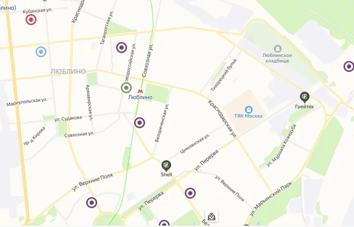 Map of where coronavirus patients were hospitalized in the Lyublino region in April - My, Coronavirus, Negative, Longpost, Lyublino