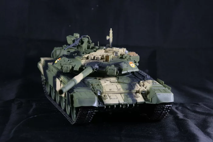 T-90A Vladimir (object 188A2) - My, Stand modeling, t-90, Tanks, Russian tank, Parade, Airbrush, Longpost
