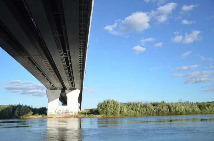 Каменная переправа - Моё, Фотография, Река, Мост