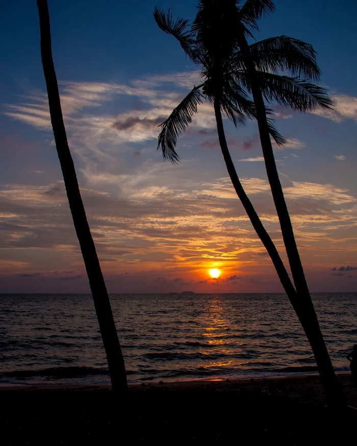 Sunset in Pattaya - My, Thailand, The photo, Sunset, Sea