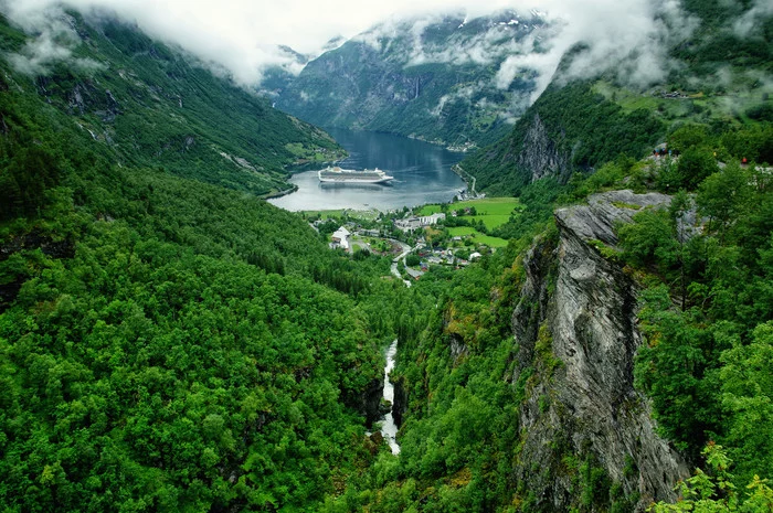 Norway. Stranda Municipality - Norway, The photo, Fjords, GeirangerFjord