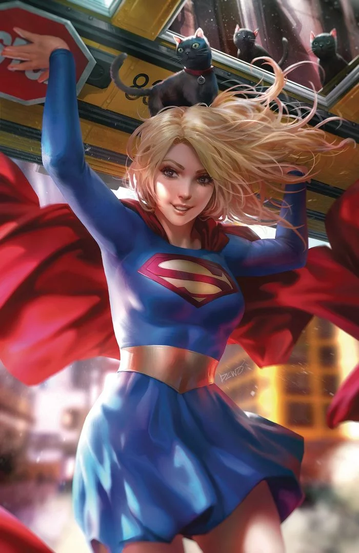 Supergirl - Drawing, DC, Supergirl, Girls, Dc comics