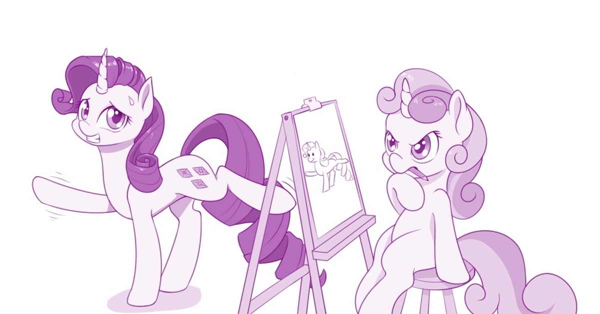 Sweetie Belle Thinking