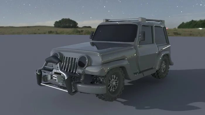 Half Wrangler render - My, Autodesk Maya, 3D