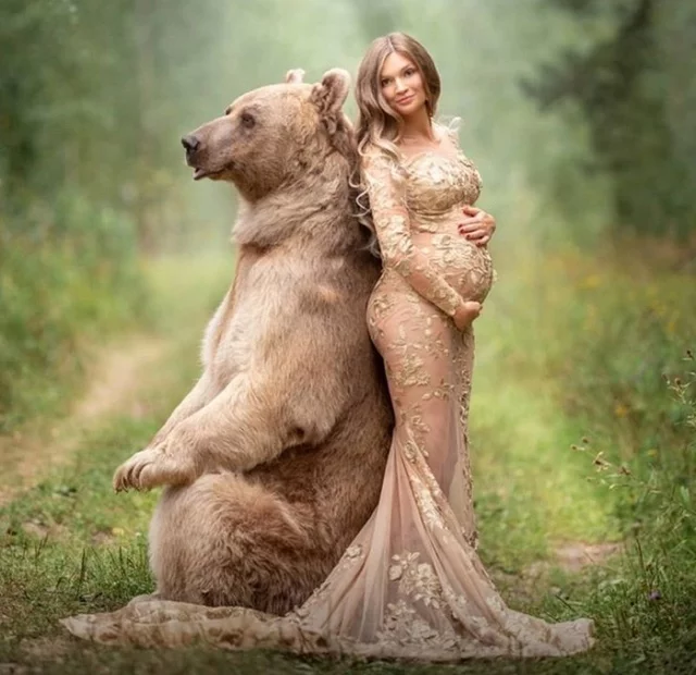 Степан и барышни Медведь, Девушки, Длиннопост, Медведь Степан