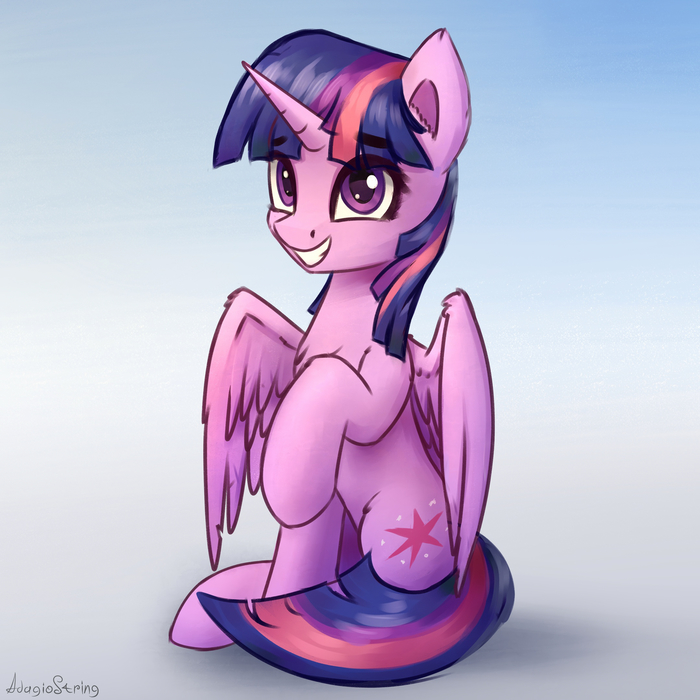  My Little Pony, Ponyart, Twilight Sparkle, Adagiostring