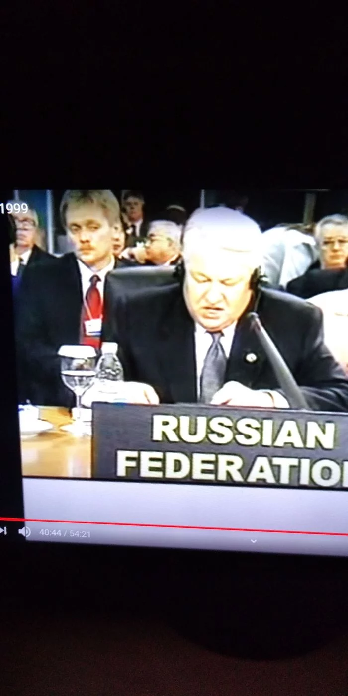 The other day 1999 - My, Dmitry Peskov, Boris Yeltsin, 90th, Video, Longpost