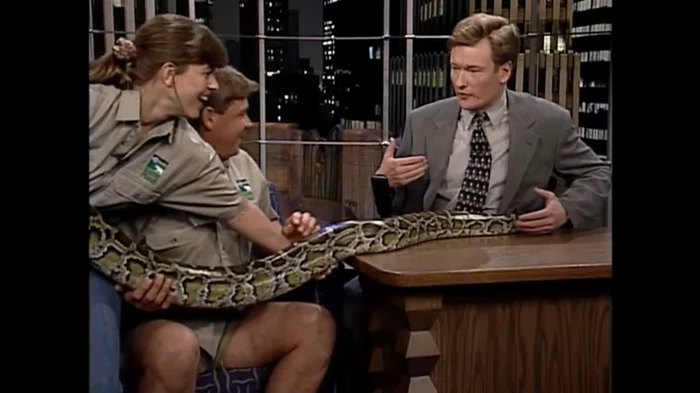 Steve Irwin on The Conan O'Brien Show - Show, Conan Obrien, Steve Irwin, Longpost