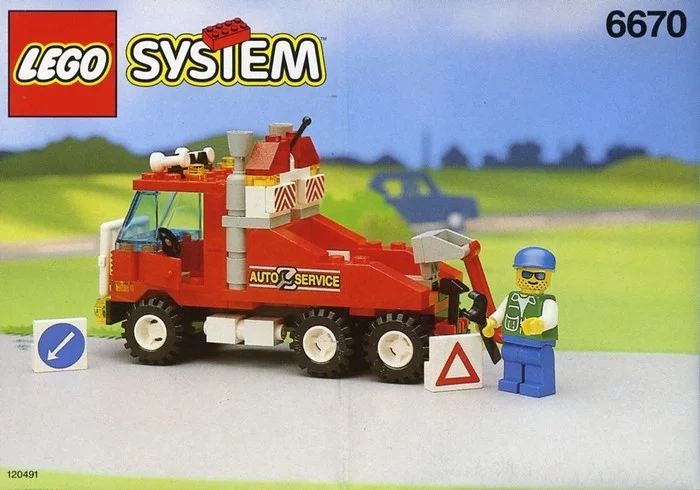 LEGO 6670 Rescue Rig - Моё, LEGO, Truck, Грузовик, Длиннопост