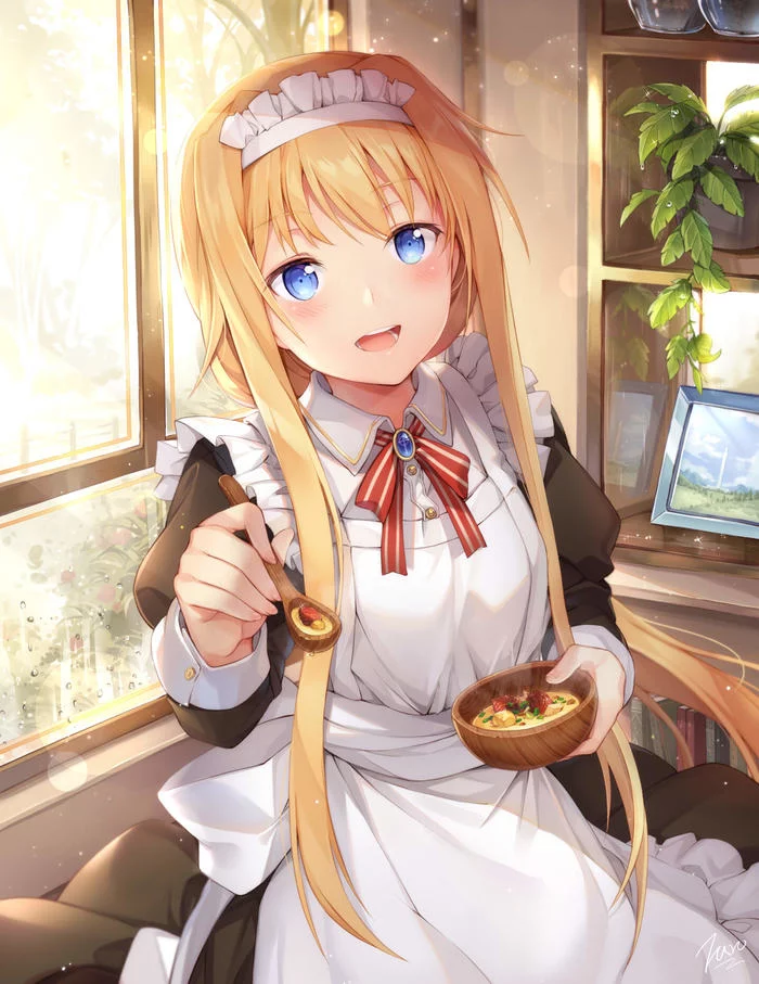 Eat - Anime, Anime art, Sword Art Online, Alice Zuberg