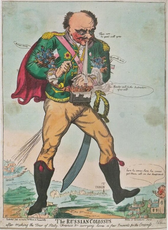 General Throat. English caricatures of Suvorov - Story, Suvorov, Caricature, Longpost