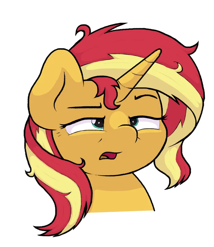 Sunset woke up - My little pony, PonyArt, Sunset shimmer, Ljdamz1119