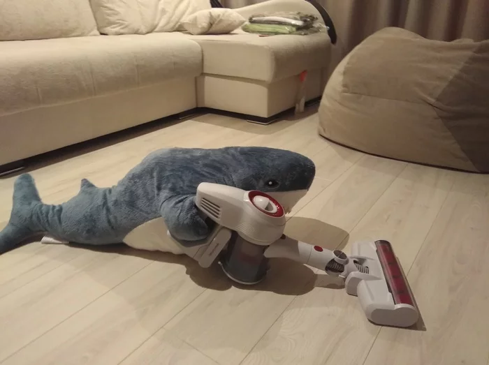 Necessary thing - My, IKEA, Shark, Assistant, Soft toy, Longpost, Blohey