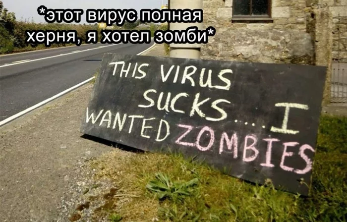 This virus is complete bullshit. - Coronavirus, Zombie
