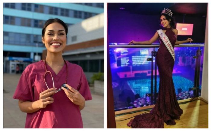 Beauty will save the world: Miss England took off the crown to save patients with coronavirus - Girls, Beautiful girl, Boston, Doctors, Great Britain, Longpost