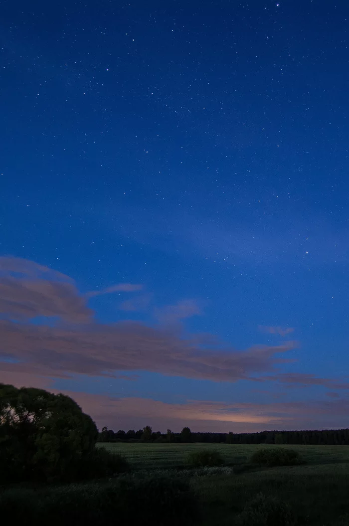 Moscow region - My, Moscow region, The photo, Landscape, Night