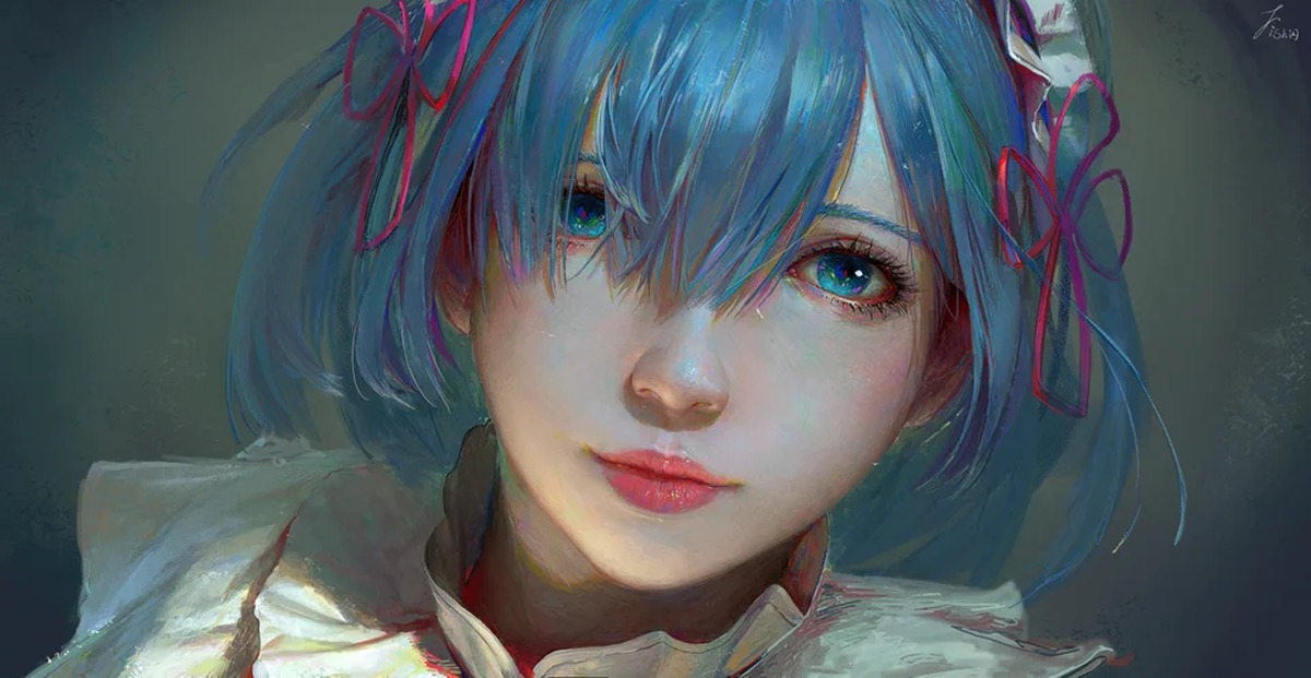 R e арты. Сакимичан Rem re Zero. Rem re Zero Art реализм.