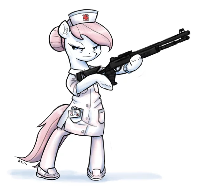 Вы чихнули? - My Little Pony, PonyArt, Nurse Redheart, King-Kakapo