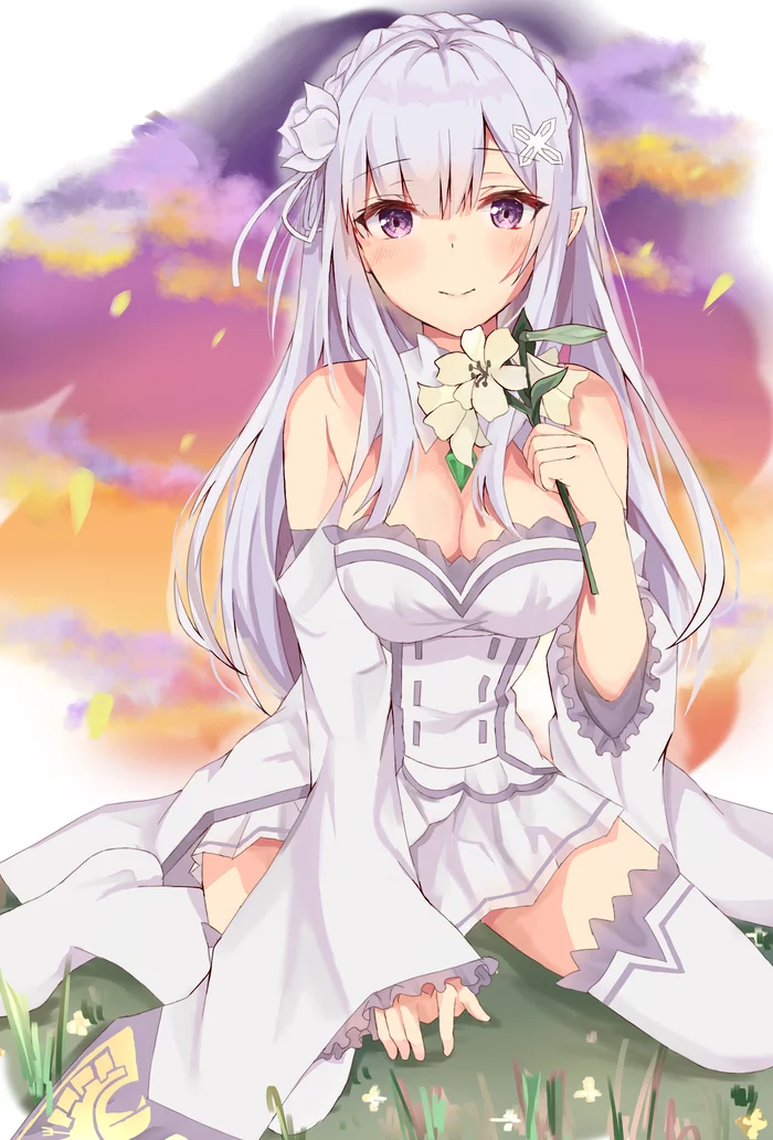 Re:Zero - Anime, Re: Zero Kara, Emilia, Anime art