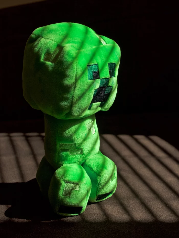 The creeper is always sad, but now it’s somehow especially - My, Minecraft, Creeper, Sadness