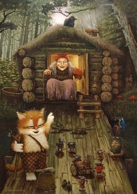 Alexander Maskaev - fairy tales in painting for children and adults - Artist, cat, Drawing, Positive, Story, Longpost