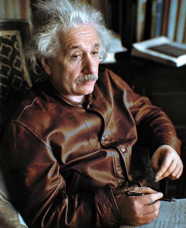 Retouched photo of Albert Einstein in 1938 - The photo, Albert Einstein, Photo processing