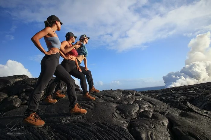 Sie Kommen (clothed, topless, naked). Volcanic Tribute - NSFW, My, Hawaii, Naked, Volcano, Lava, Travels, Nudity, Longpost