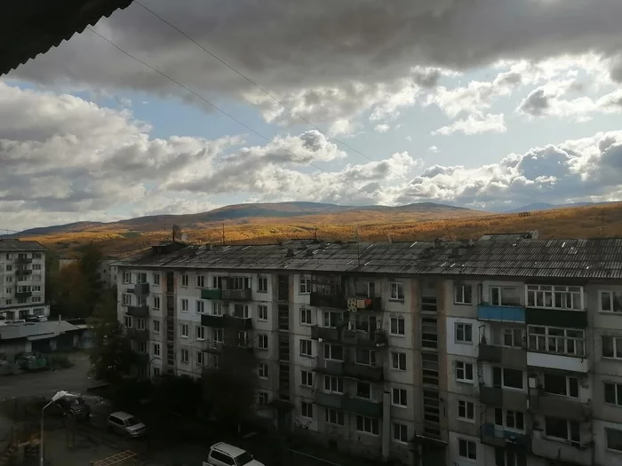 Контрасты Восточной Сибири - Ландшафт, Сибирь, Панельный дом, Россия
