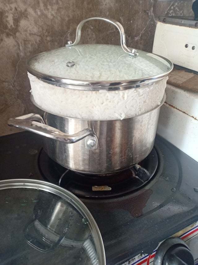 Rice is ready - Rice, Cooking, Brute force, Don't cook the pot