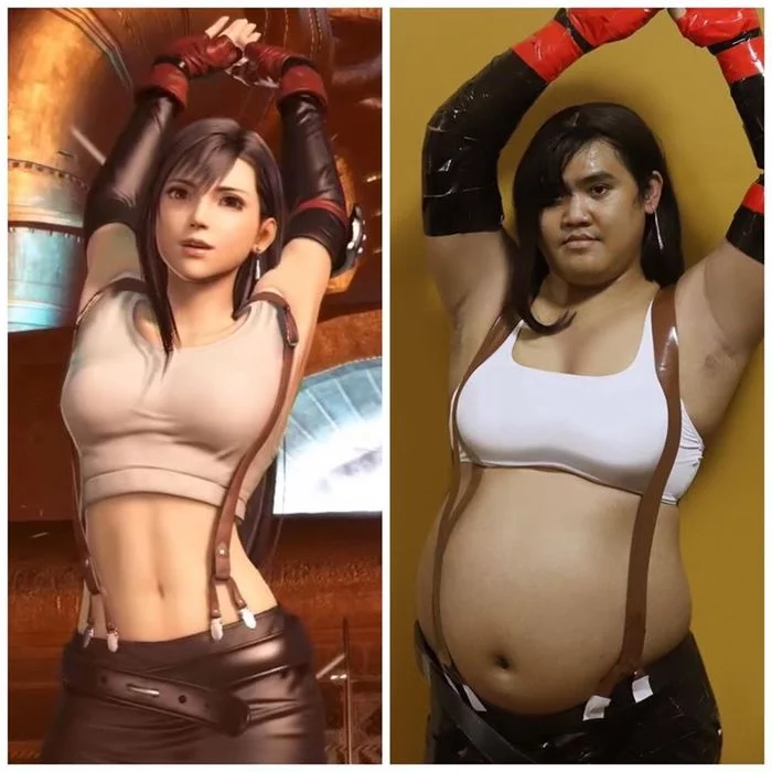 Левая или правая? - Lowcost cosplay, Косплей, Tifa Lockhart, Final Fantasy