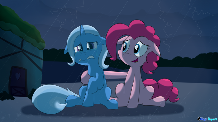   My Little Pony, MLP Sad, Trixie, Pinkie Pie