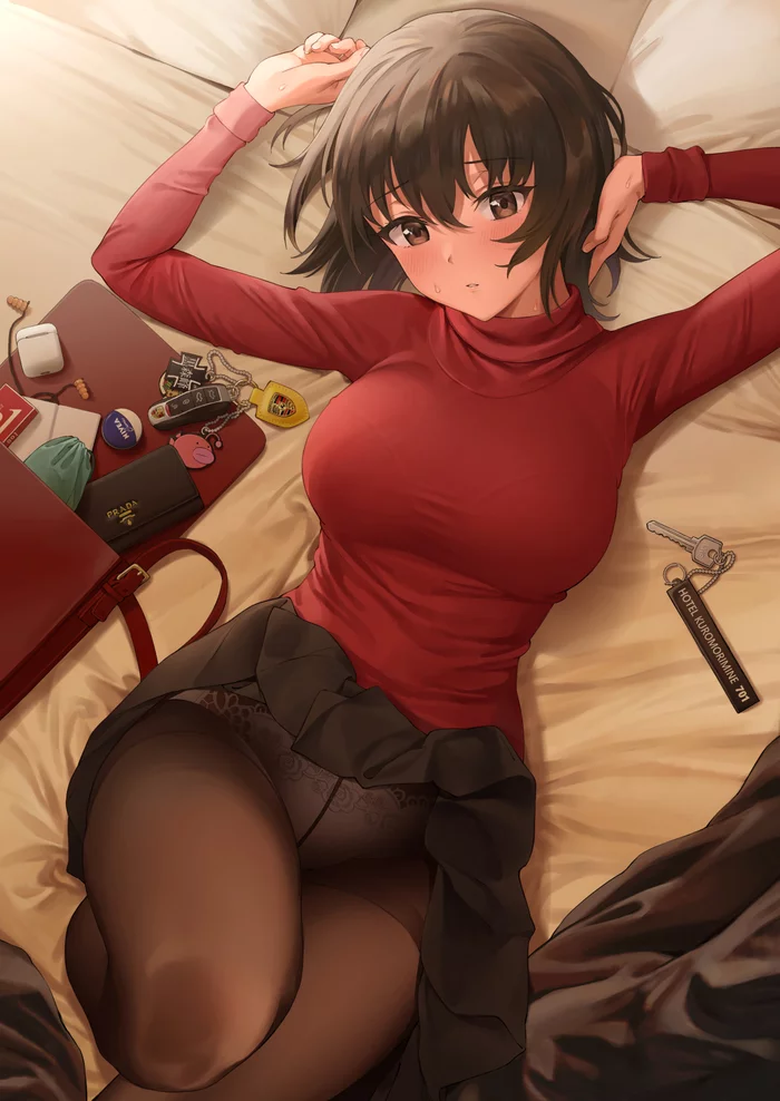 Maho - NSFW, Girls und panzer, Nishizumi maho, Pantsu, Anime, Anime art, Art