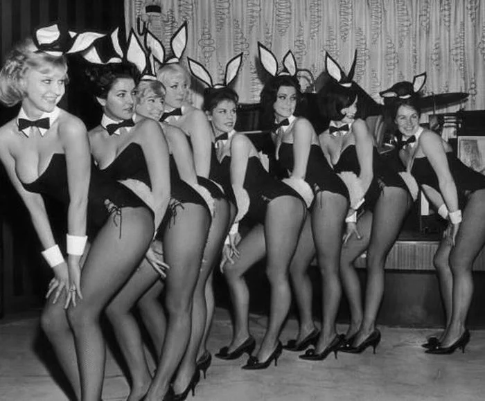 Playboy Bunny. A selection of retro photos - beauty, Girls, The photo, Black and white, Playboy bunny, Playboy, Bunny, Longpost