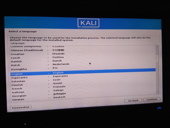        Kali linux