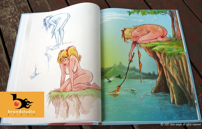 Книжка про Мэнди (Dean Yeagle) - NSFW, Dean Yeagle, Эротика, Комиксы, Арт, Девушки, Длиннопост, Mandy, 18+